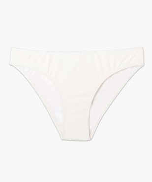 Bas de maillot de bain femme en maille gaufrée vue4 - GEMO 4G FEMME - GEMO