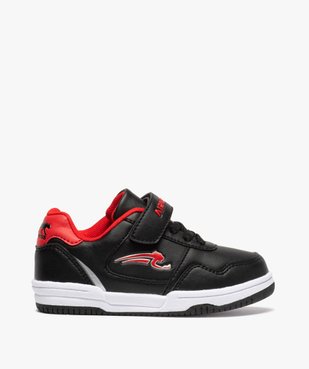 Baskets garçon bicolores à lacets et scratch - Airness vue1 - AIRNESS - GEMO