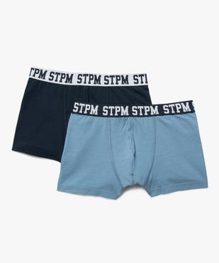 Boxer en coton stretch garçon (lot de 2) vue1 - GEMO 4G GARCON - GEMO