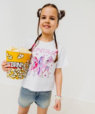 Tee-shirt manches courtes avec motif sur l’avant fille - K-pop Demon Hunters vue1 - KPOP DEMON HUNTERS - GEMO