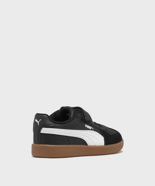 Baskets basses Club LT à scratch et lacets élastiqués garçon - Puma vue4 - PUMA - GEMO