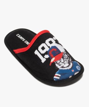 Chaussons garçon mules en velours imprimées – Camps United vue5 - CAMPS UNITED - GEMO