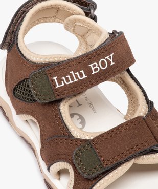 Sandales bébé garçon style sport - LuluCastagnette vue6 - LULU CASTAGNETT - GEMO