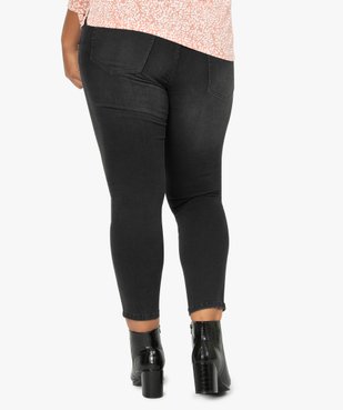 Jean femme slim 4 poches extensible vue3 - GEMO (G TAILLE) - GEMO