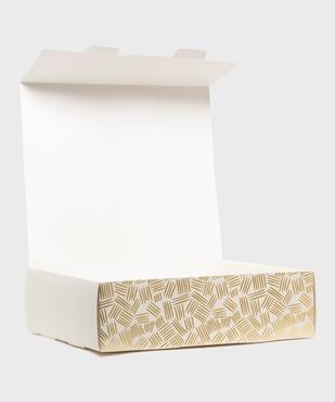 Boite cadeau rectangle à motifs scintillants vue2 - GEMO (ACCESS) - GEMO