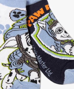 Chaussettes garçon basses La Pat'Patrouille (lot de 3) vue2 - PAT PATROUILLE - GEMO