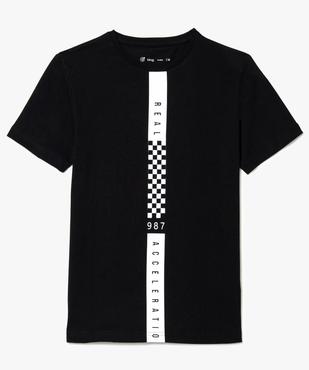 Tee-shirt garçon en coton imprimé à l'avant vue1 - GEMO (JUNIOR) - GEMO