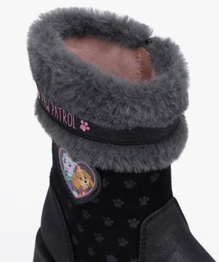 Boots fourrées fille dessus métallisé – Pat’Patrouille vue6 - PAT PATROUILLE - GEMO