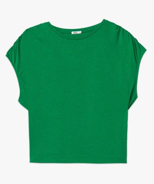 Tee-shirt femme loose et pailleté vue4 - GEMO(FEMME PAP) - GEMO
