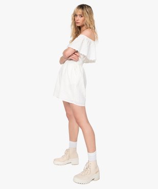 Combishort femme en broderie anglaise – Lulu Castagnette vue6 - LULUCASTAGNETTE - GEMO