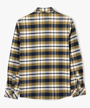 Chemise à manches longues à carreaux garçon vue4 - GEMO (JUNIOR) - GEMO