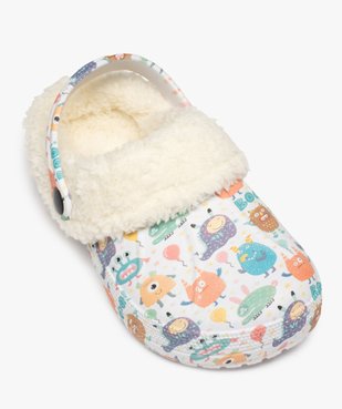 Chaussons garçon sabots souples doublés sherpa vue5 - GEMO (ENFANT) - GEMO
