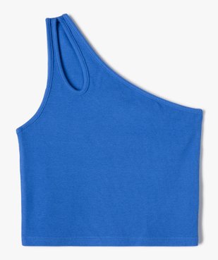Débardeur fille coupe courte et asymétrique vue2 - GEMO (JUNIOR) - GEMO