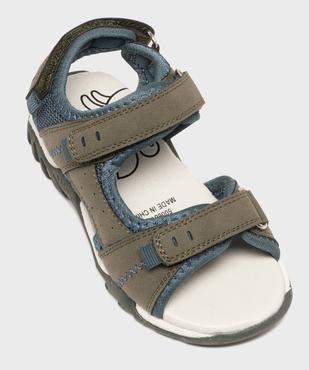 Sandales sportswear à triple scratch garçon - 5 Miles vue5 - 5 MILES - GEMO