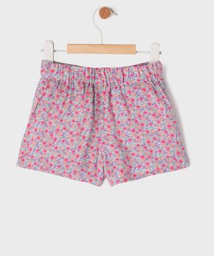 Short jupe à motifs fleuris bébé fille vue3 - GEMO(BEBE DEBT) - GEMO