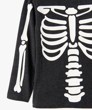 Tee-shirt garçon à manches longues motif squelette phosphorescent vue4 - GEMO (ENFANT) - GEMO