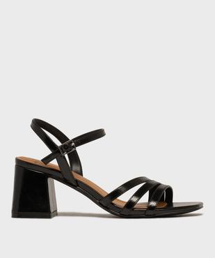 Sandales à talon trapèze et multibrides femme - Follow Me vue1 - FOLLOW ME - GEMO