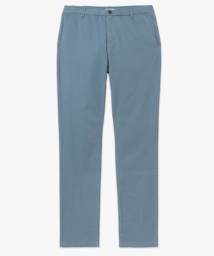 Pantalon chino coupe Slim en coton homme vue4 - GEMO 4G HOMME - GEMO