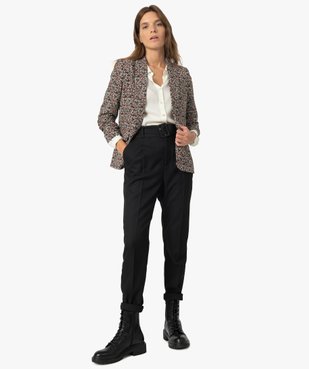 Veste femme à manches ¾ froncées vue5 - GEMO(FEMME PAP) - GEMO