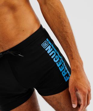 Maillot de bain forme boxer imprimé homme - Freegun vue2 - FREEGUN - GEMO