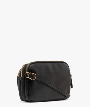 Sac besace look pochette en matière grainée femme vue2 - GEMO (ACCESS) - GEMO
