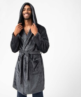 Robe de chambre homme avec capuche vue5 - GEMO(HOMWR HOM) - GEMO
