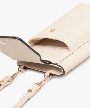 Pochette téléphone métallisée 2 en 1 femme vue4 - GEMO (ACCESS) - GEMO