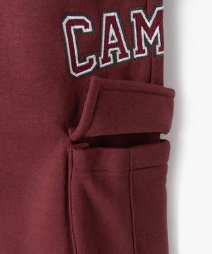 Pantalon cargo en molleton garçon vue2 - CAMPS - GEMO