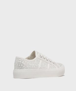 Tennis en toile sur semelle plateforme femme - Follow Me vue4 - FOLLOW ME G4G - GEMO