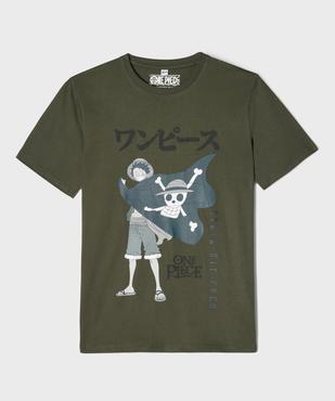 Tee-shirt manches courtes motif manga garçon - One Piece vue1 - ONE PIECE - GEMO
