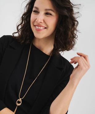 Veste blazer à manches 3/4 sans bouton femme vue6 - GEMO(FEMME PAP) - GEMO