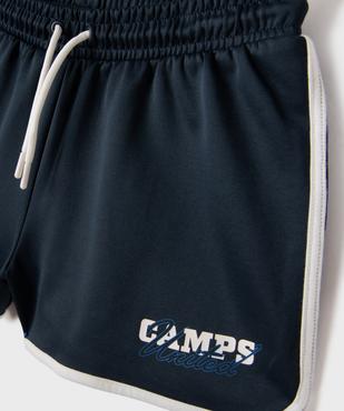 Short de sport à taille élastiquée fille - Camps United vue2 - CAMPS US - GEMO