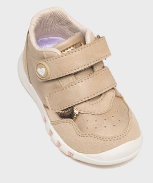 Baskets à scratch multimatières bébé fille - Hobiz vue5 - HOBIZ - GEMO
