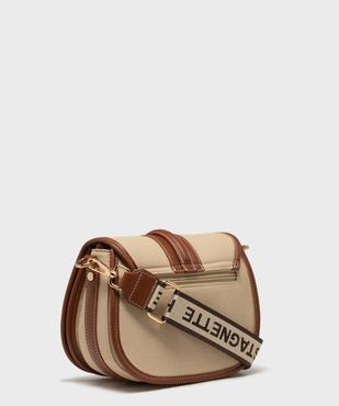 Sac besace compact arrondi à large bandoulière femme - LuluCastagnette vue2 - LULU CASTAGNETT - GEMO