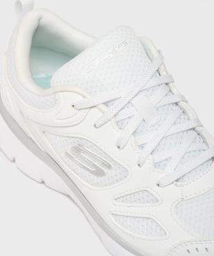Baskets basses running en mesh avec semelle à mémoire de forme femme - Skechers vue6 - SKECHERS - GEMO
