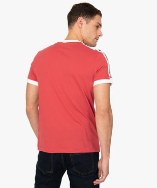 Tee-shirt homme pour le sport avec inscriptions épaules Reebok vue3 - REEBOK - GEMO