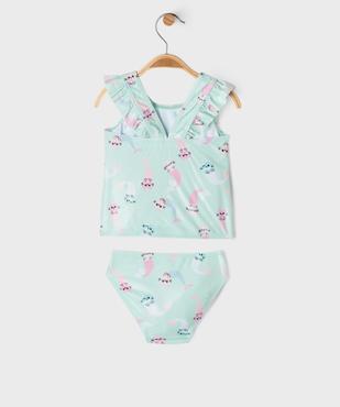 Maillot de bain 2 pièces à motifs chats bébé fille vue5 - GEMO(BEBE DEBT) - GEMO