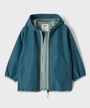 Blouson imperméable léger à capuche garçon vue3 - GEMO (ENFANT) - GEMO