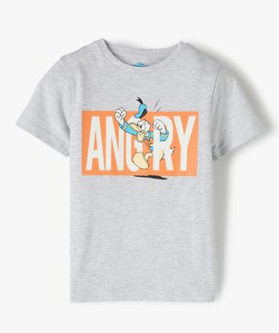 Tee-shirt garçon à manches courtes avec motif Donald - Disney vue1 - DISNEY DTR - GEMO