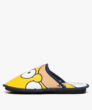Chaussons homme forme mules à imprimé Simpsons vue3 - SIMPSONS - GEMO