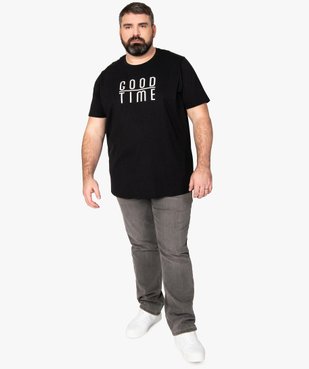 Jean homme coupe Straight légèrement délavé vue5 - GEMO (G TAILLE) - GEMO
