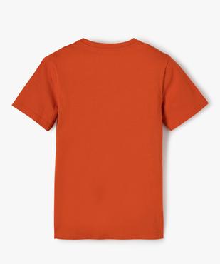 Tee-shirt imprimé manches courtes garçon vue3 - GEMO (JUNIOR) - GEMO