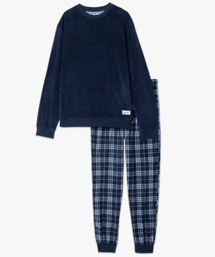 Pyjama homme chaud et douillet avec bas à carreaux vue5 - GEMO(HOMWR HOM) - GEMO