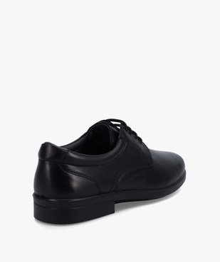 Derbies confort homme dessus cuir uni vue4 - LUISETTI - GEMO