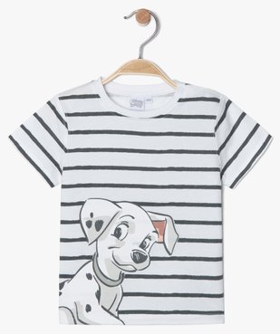 Tee-shirt bébé garçon à rayures et motif - Disney vue1 - DISNEY DTR - GEMO
