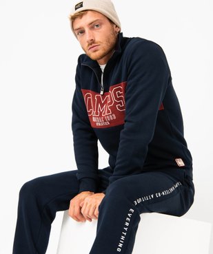 Sweat à col montant bicolore homme - Camps United vue1 - CAMPS UNITED - GEMO