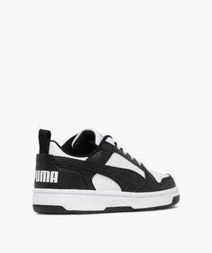 Baskets garçon bicolores style rétro Rebound V6 - Puma vue4 - PUMA - GEMO