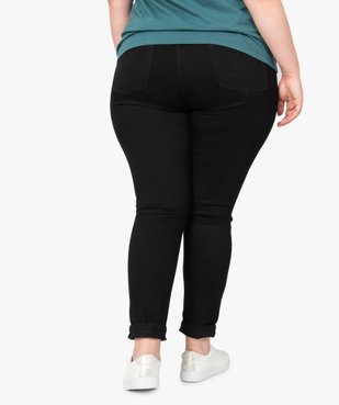 Jegging femme grande taille en coton stretch vue3 - GEMO (G TAILLE) - GEMO
