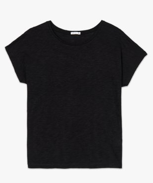 Tee-shirt femme large à manches ultra courtes vue4 - GEMO(FEMME PAP) - GEMO