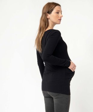 Tee-shirt de grossesse à manches longues vue3 - GEMO 4G MATERN - GEMO